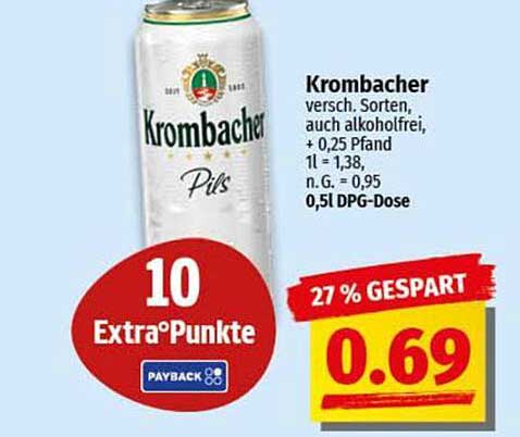 Krombacher Pils – Erfrischender Genuss zum Sparpreis