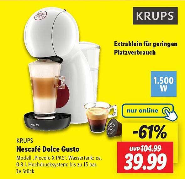 KRUPS Nescafé Dolce Gusto Modell Piccolo X PAS - online Angebot
