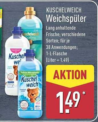 Kuschelweich Weichspüler 1 L