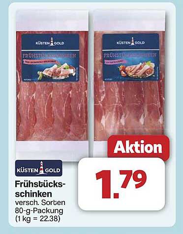 Küsten Gold Frühstücksschinken – Verschiedene Sorten
