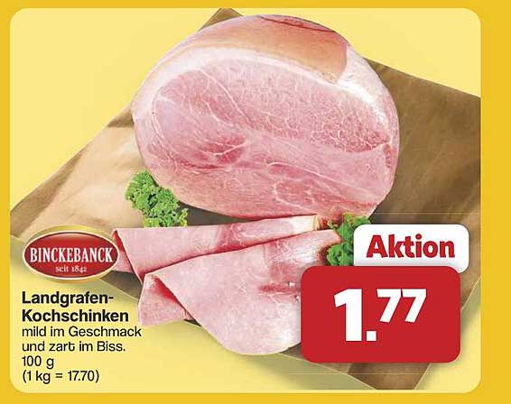 Landgrafen-Kochschinken mild im Geschmack und zart im Biss