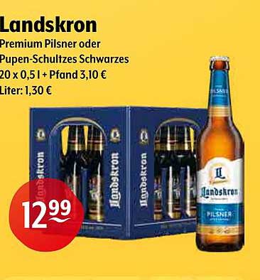 Landskron Premium Pilsner oder Pupen-Schultzes Schwarzes
