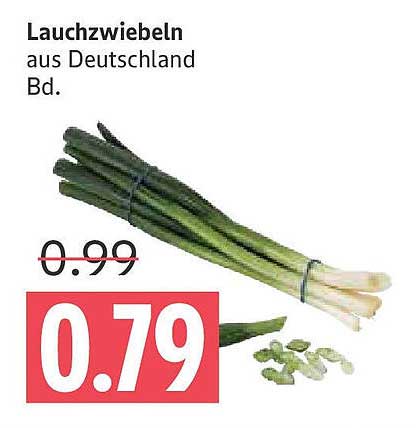 Lauchzwiebeln aus Deutschland Bd.