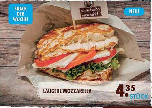 Laugerl Mozzarella – Snack der Woche