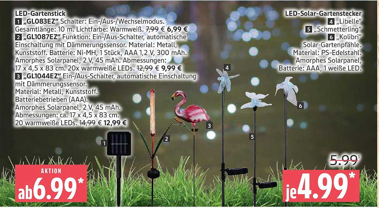 LED-Gartenstick – Stilvolle Beleuchtung für Ihren Garten