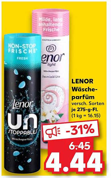 LENOR Wäscheparfüm, verschiedene Sorten je 275-g-Fl.