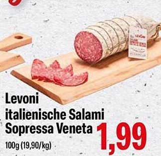 Levoni italienische Salami Sopressa Veneta