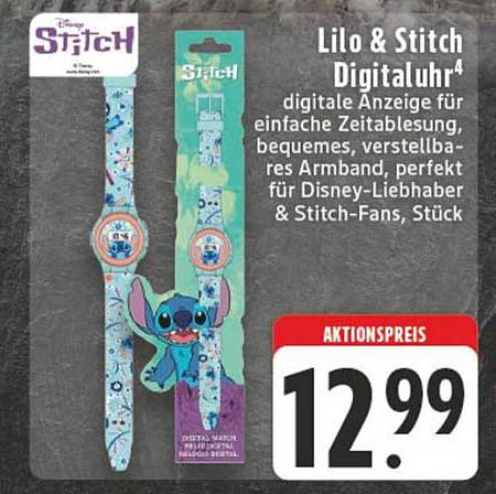 Lilo & Stitch Digitaluhr