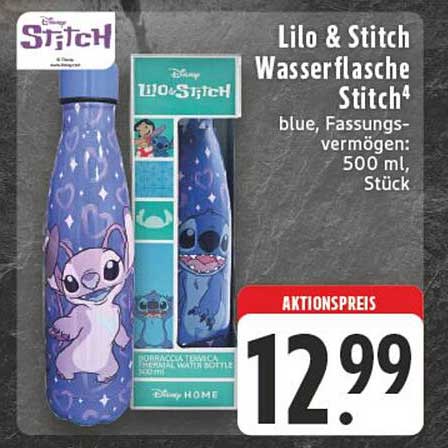 Lilo & Stitch Wasserflasche Stitch