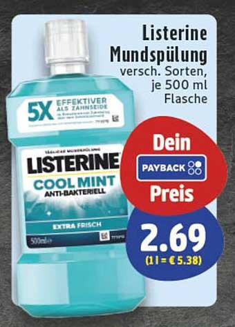 Listerine Mundspülung Cool Mint 500 ml