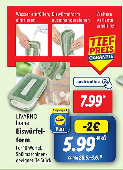 LIVARNO home Eiswürfelform