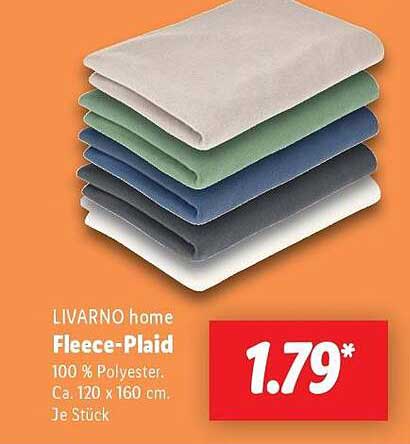 LIVARNO home Fleece-Plaid