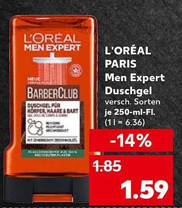 L'ORÉAL PARIS Men Expert Duschgel BarberClub 250 ml