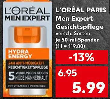 L'ORÉAL PARIS Men Expert Gesichtscreme - Hydra Energy 50 ml