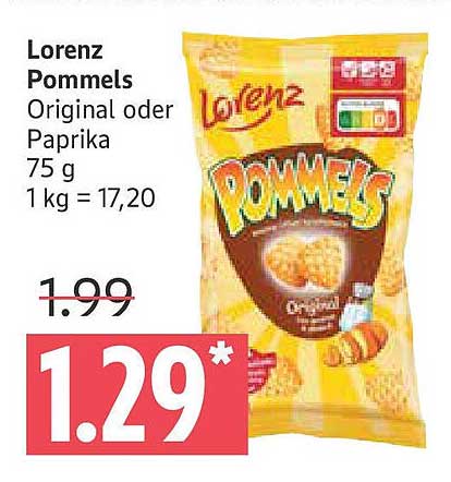 Lorenz Pommes - Original oder Paprika