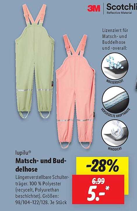 lupilu® Matsch- und Buddelhose