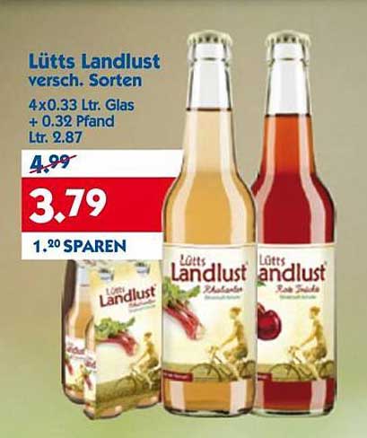 Lütts Landlust 4x0.33 L (verschiedene Sorten)