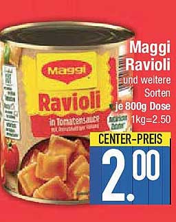 Maggi Ravioli in Tomatensauce 800g Dose