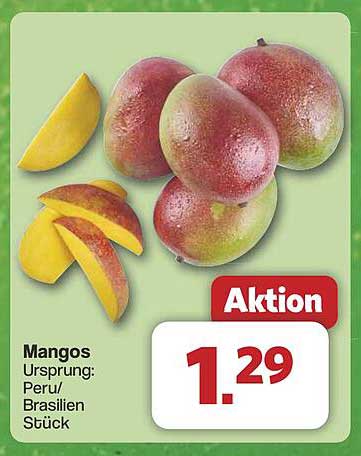Mangos - Ursprung: Peru/Brasilien - Stück
