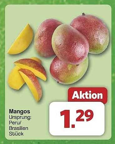Mangos - Ursprung: Peru/Brasilien Stück