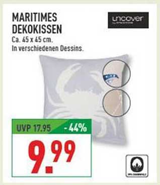 Maritimes Dekokissen - Entspannen mit Stil