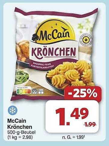 McCain Krönchen 500-g-Beutel - Leckere Kartoffelkreation