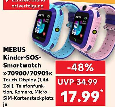 MEBUS Kinder-SOS-Smartwatch »70900/70901«