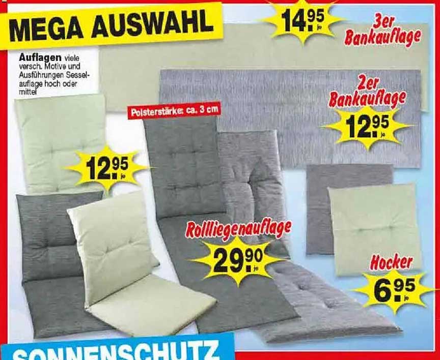 Mega Auswahl an Auflagen für den perfekten Komfort