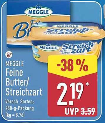 MEGGLE Feine Butter/Streichzart - 250 g