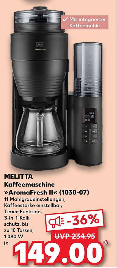 MELITTA Kaffeemaschine »AromaFresh II« (1030-07)
