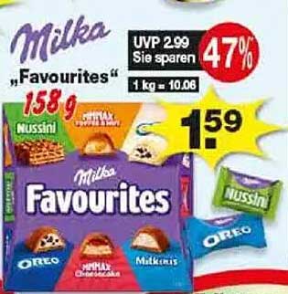 Milka „Favourites“ 158 g