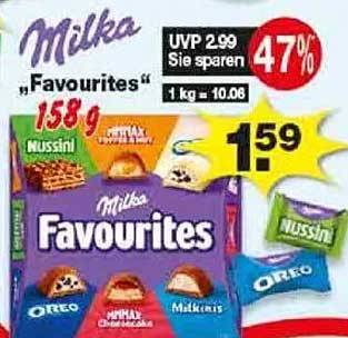 Milka „Favourites“ 158g