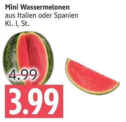 Mini Wassermelonen aus Italien oder Spanien