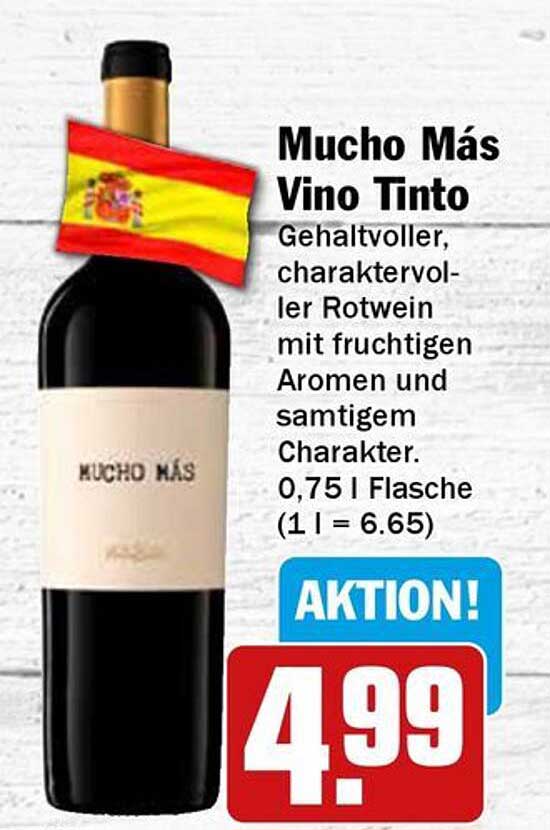 Mucho Más Vino Tinto - Gehaltvoller Rotwein
