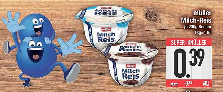 müller Milch-Reis - je 200g Becher