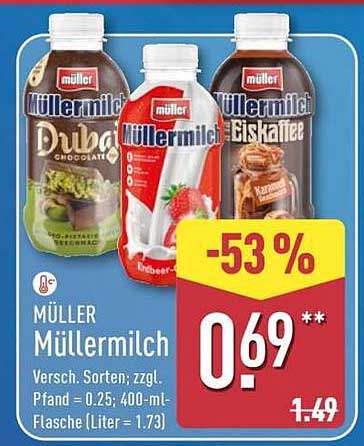 Müller Müller Milch - Verschiedene Sorten