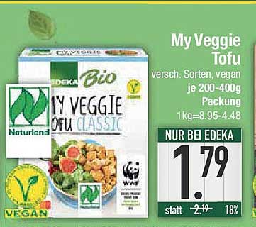 My Veggie Tofu - Verschiedene Sorten, vegan je 200-400g Packung