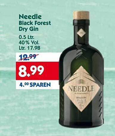 Needle Black Forest Dry Gin 0.5 Ltr.