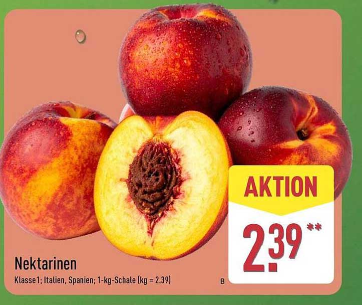 Nektarinen Klasse 1 aus Italien und Spanien