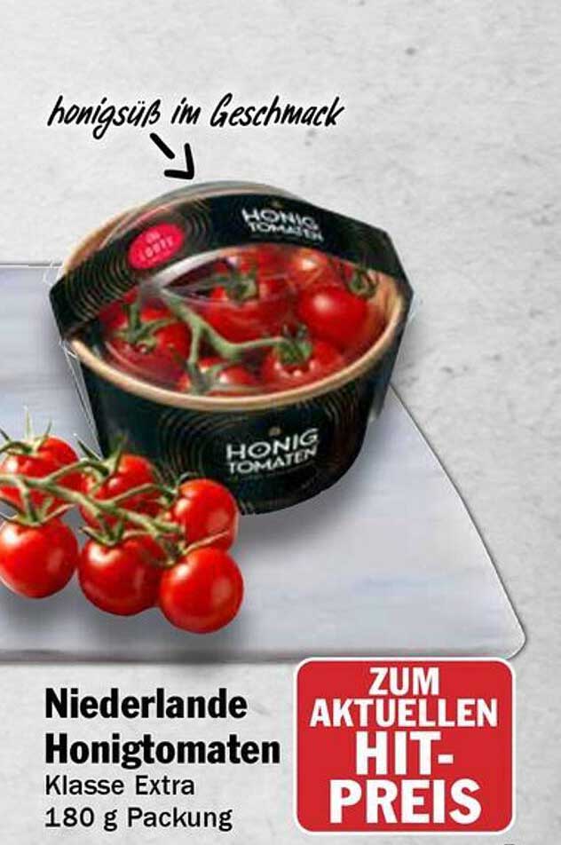 Niederlande Honigtomaten Klasse Extra 180 g Packung