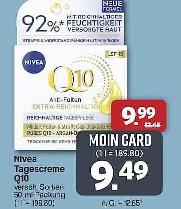 Nivea Tagescreme Q10 - Anti-Falten Pflege