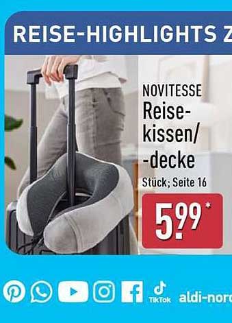 NOVITESSE Reise-kissen/decke