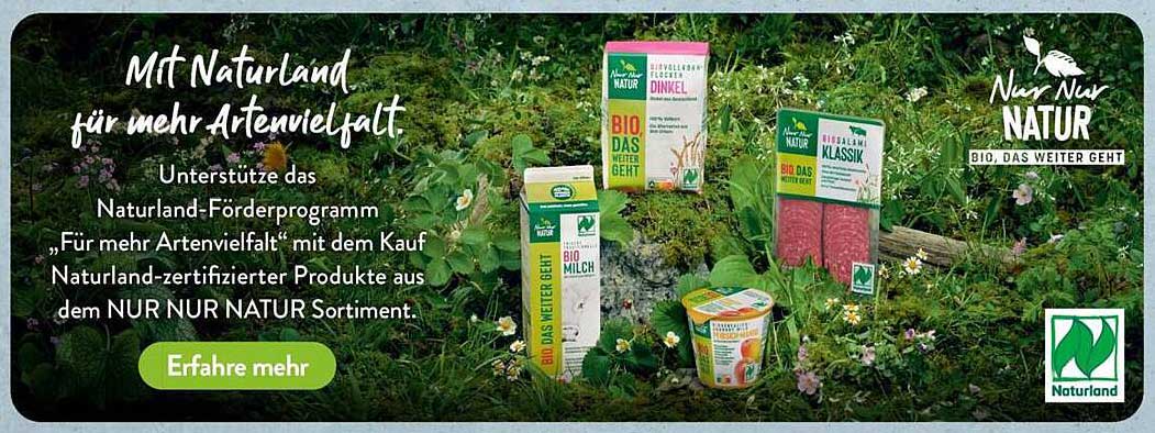 NUR NUR NATUR - Bio Lebensmittel von Naturland