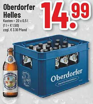 Oberdorfer Helles - Kasten (20 x 0,5 l)