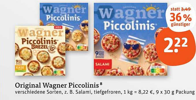 Original Wagner Piccolinis - verschiedene Sorten
