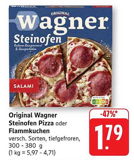 Original Wagner Steinofen Pizza oder Flammkuchen