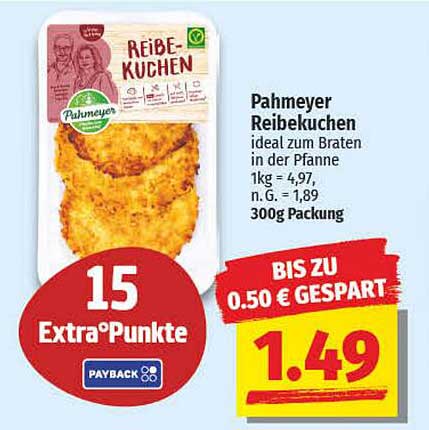 Pahmeyer Reibekuchen 300g – Jetzt zum Angebotspreis!