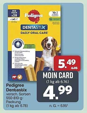 Pedigree Dentastix Daily Oral Care 28er Packung