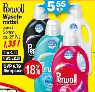Perwoll Waschmittel - versch. Sorten, ca. 27 WL