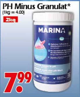 PH Minus Granulat – 2 kg von MARINA